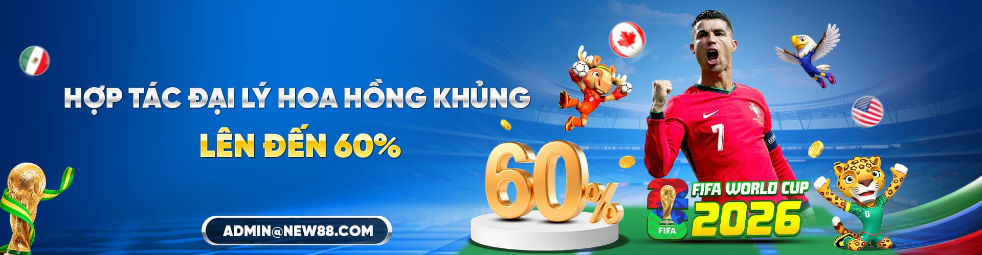 Đại Lý New88 Thưởng Hoa Hồng Cao